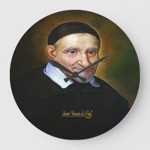 Saint Vincent de Paul Large Clock