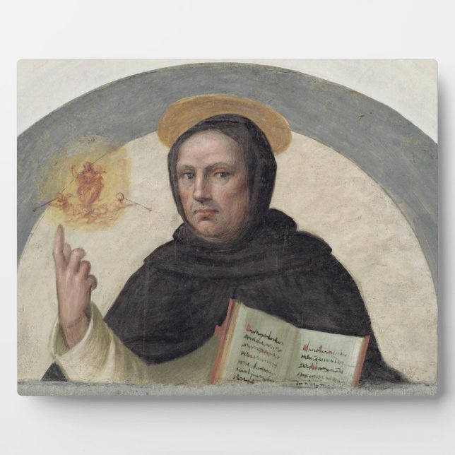 Saint Vincent Ferrer (fresco) Plaque (Front)