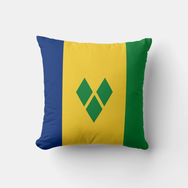 Saint Vincent Flag Cushion (Front)