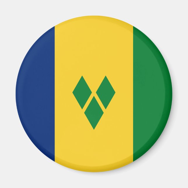 Saint Vincent Flag Magnet (Front)