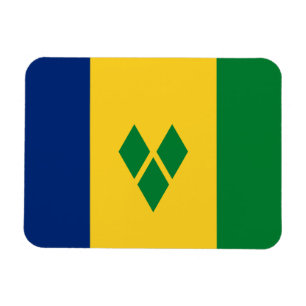 Saint Vincent Flag Magnet