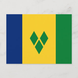 Saint Vincent Flag Postcard