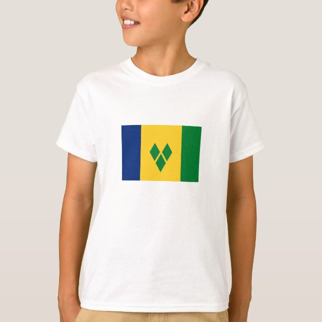 Saint Vincent Flag T-Shirt (Front)