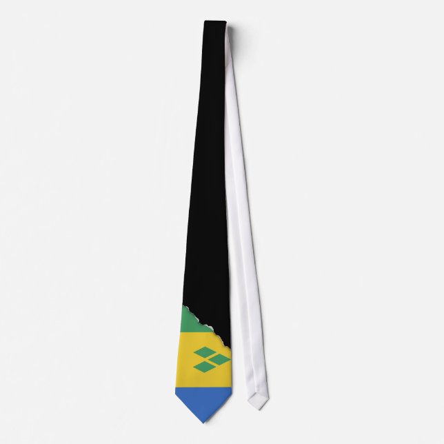 Saint Vincent Flag Tie (Front)