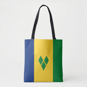 Saint Vincent Flag Tote Bag