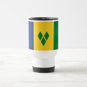 Saint Vincent Flag Travel Mug