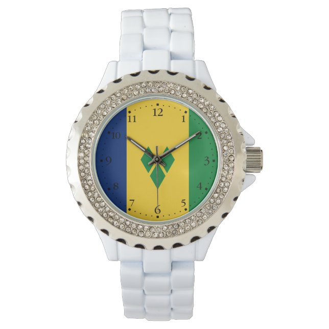 Saint Vincent Flag Watch (Front)