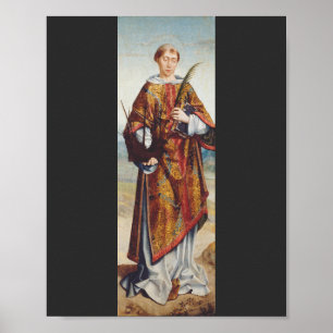 Saint Vincent of Saragossa Martyr Fine Art Poster