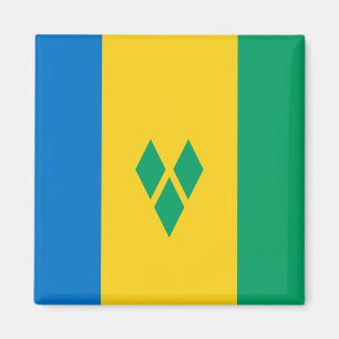 Saint Vincent & the Grenadines Flag Magnet