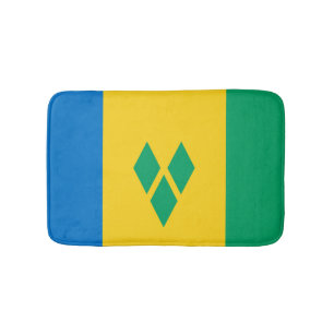 Saint Vincentian flag Bath Mat