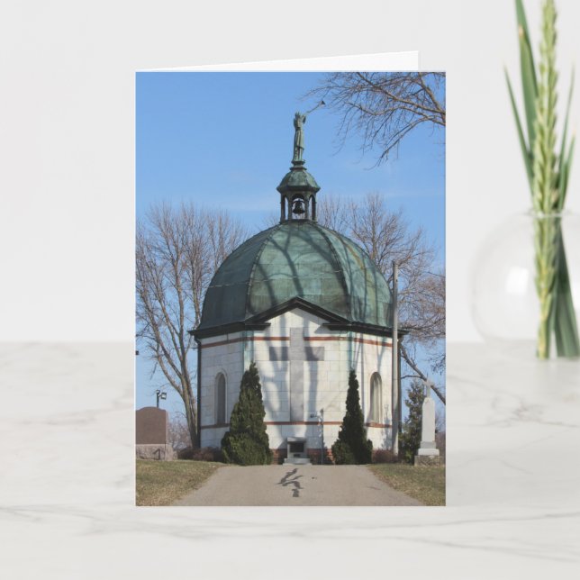 “Saint Wenceslaus Cemetery Crypt” Sympathy Card #2 (Front)
