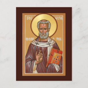 Saint Wilfred of York Prayer Card