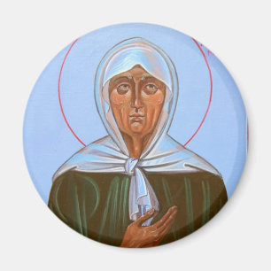 Saint Xenia of St Petersburg orthodox icon magnet