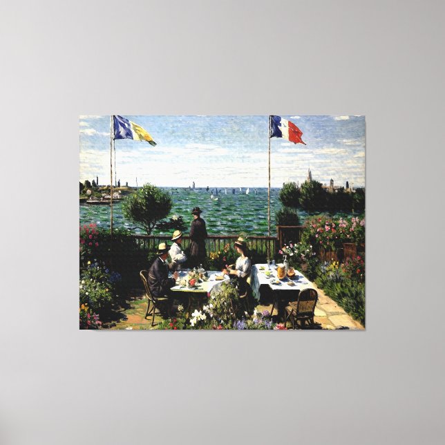 Sainte-Adresse Garden Canvas Print (Front)