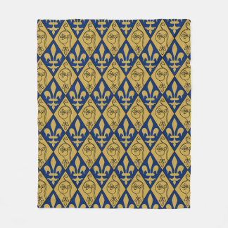 Sainte-Chapelle Fleur de Lys Fleece Throw