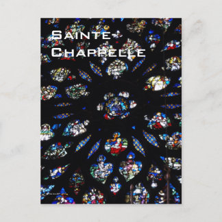 Sainte-Chappelle Rose Window Postcard