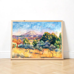 Sainte-Victoire mountain Poster