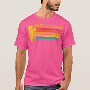 SaintJerome Quebec Canada Vintage Distressed Souve T-Shirt