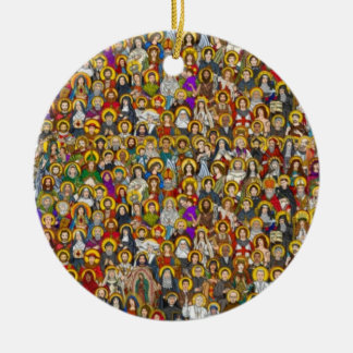 Saints, All saints, Catholic Saints Ceramic Tree Decoration