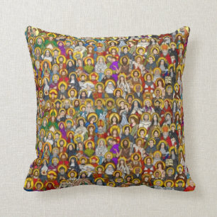 Saints, All saints, Catholic Saints Cushion