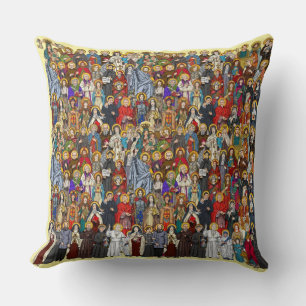 Saints, All saints, Catholic Saints Cushion