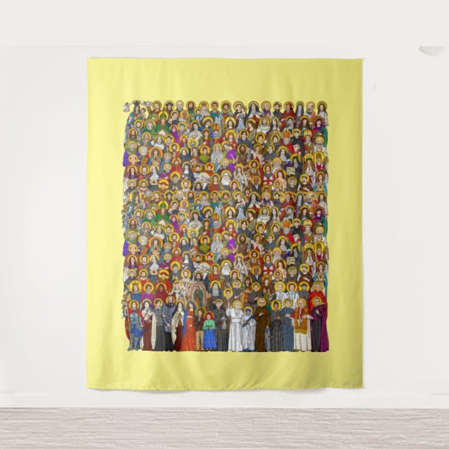 Saints, All saints, Catholic Saints Tapestry (Front)