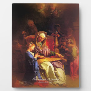 Saints Anne and Joachim, Parents of Mary Plaque