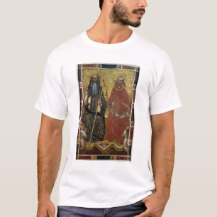 Saints Anthony Abbot and Eligius - Painted process T-Shirt
