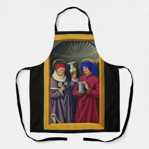 Saints Cosmas and Damian by Jean Bourdichon Apron