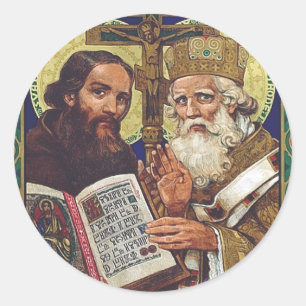 Saints Cyril and Methodius Apostles to the Slavs Classic Round Sticker