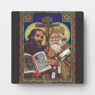 Saints Cyril and Methodius Apostles to the Slavs Plaque