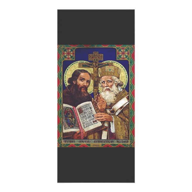 Saints Cyril and Methodius Patrons of Europe Rack Card (Front)