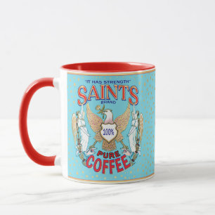 Saints Fabled Coffee Label Mug • Ceramic 11 oz.