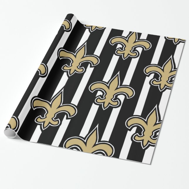 Saints Gift Wrapping Paper (Unrolled)