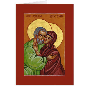 Saints Joachim & Anna Icon of Marital Love Card