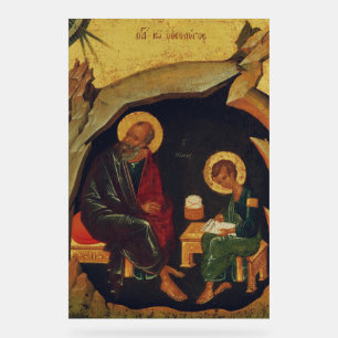Saints John the Theologian and Prochoros Acrylic Sign
