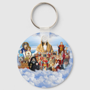 Saints of the coptic church keychain