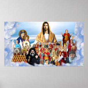 Saints of the Coptic Church Poster
