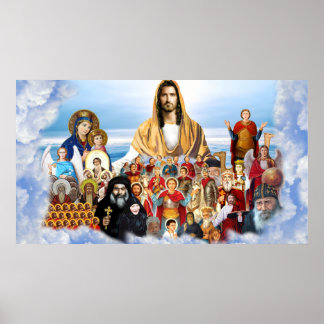 Saints of the Coptic Church Poster