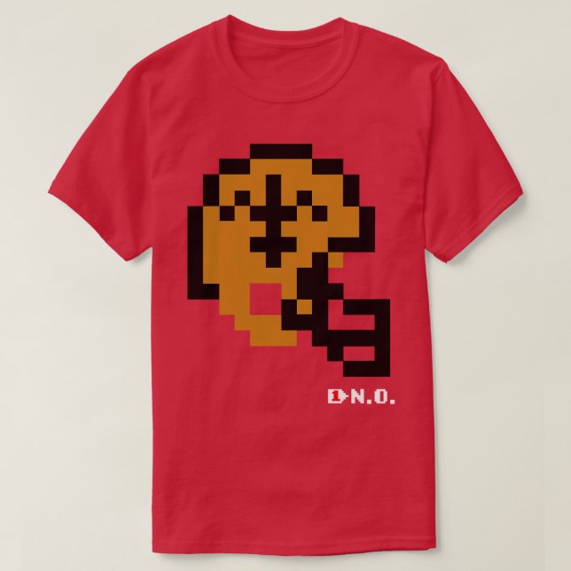 Saints Tecmo Bowl Helmet TShirt (Design Front)