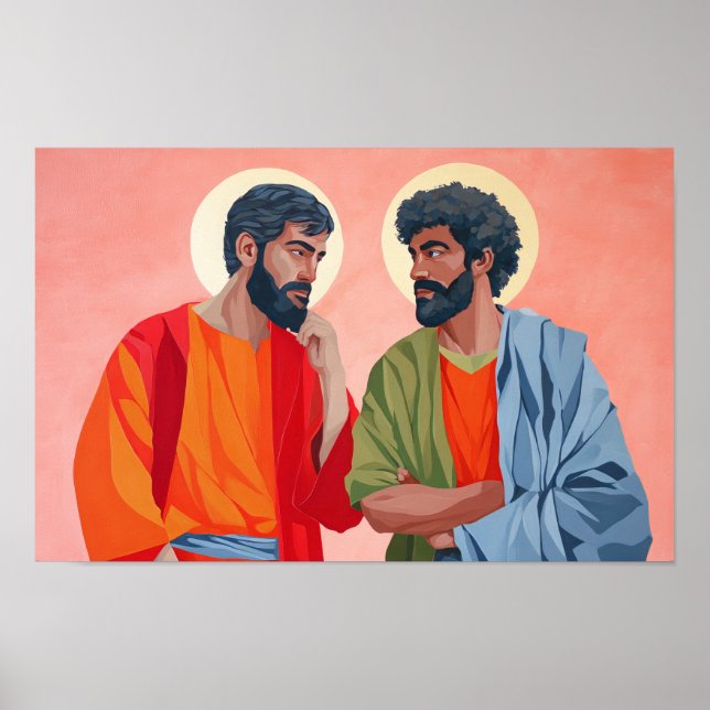 Saints Timothy and Titus: Brothers in the Faith Poster (Front)