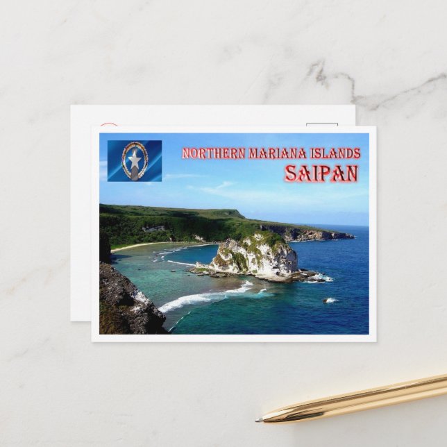 Saipan - Northern Mariana Islands - Postcard (Front/Back In Situ)
