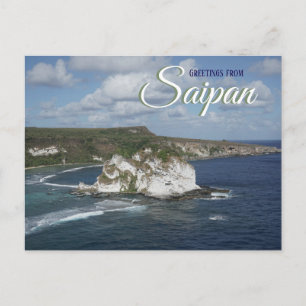 Saipan Travel Scenic Photo Postcard