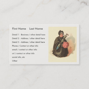 Sairy Gamp by Kyd - Dickens' Martin Chuzzlewit Business Card