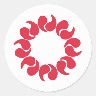 Saitama Classic Round Sticker