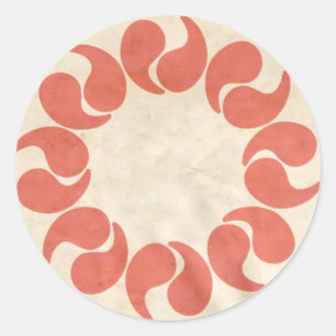 SAITAMA CLASSIC ROUND STICKER