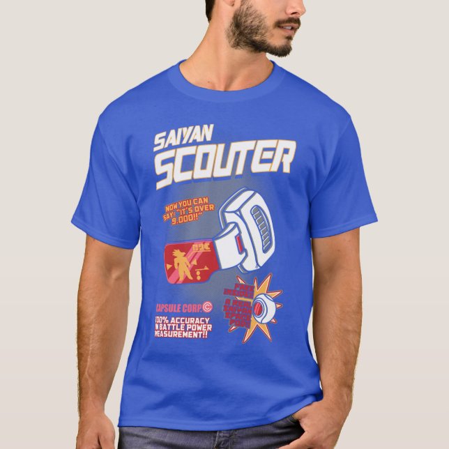 Saiyan Scouter funny T-Shirt (Front)