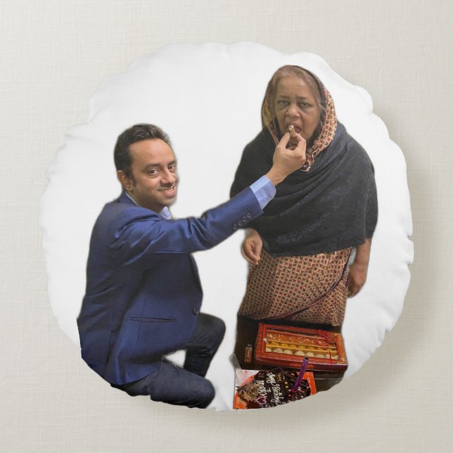 saj round cushion (Front)
