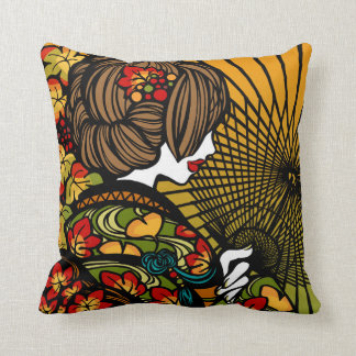 SajuArt Zen "Bangasa and Autumn Colour" Pillow