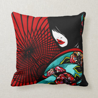 SajuArt Zen "Bangasa and Peony" Pillow